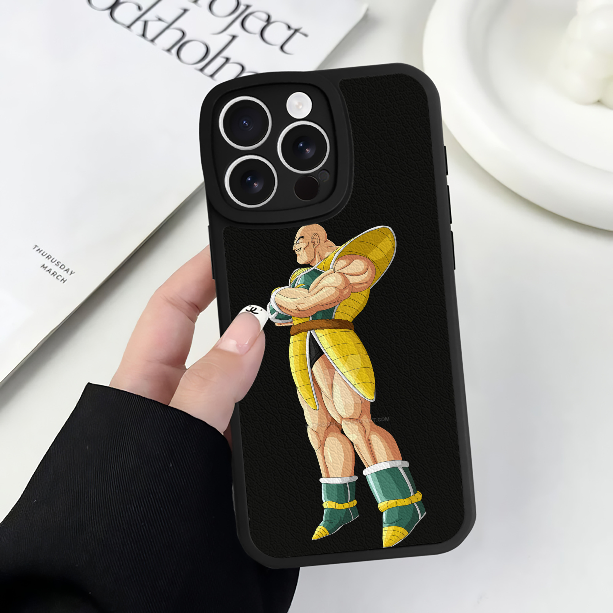 （画像用） ドラゴンボール DRAGON BALL 【iPhone 16シリーズ対応】シリコンスマホケース（レザー調） 材質：シリコン